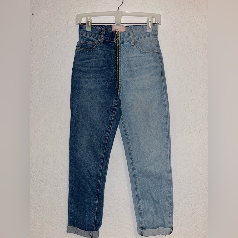 Revice Dual-Tone Zipper Jean